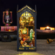 Музичний Бук нук diy Bookend Магічний Магазин (Magic Market) із Led-підсвіткою, Зелений, Уцінка 1