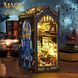 Музичний Бук нук diy Bookend Магічний Магазин (Magic Market) із Led-підсвіткою, Зелений, Уцінка 1