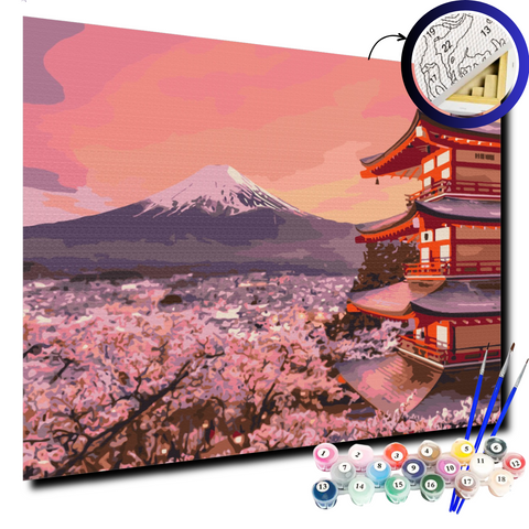 Картина по номерам Традиционная Япония BS51387 фото