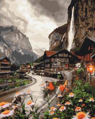 Картина за номерами Містечко в Швейцарії BS36527 фото