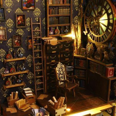 Музикальний Букнук diy Bookend Детективна Агенція, Синій, Уцінка 1