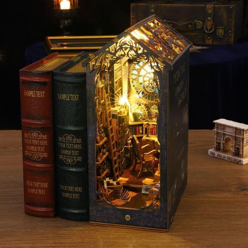 Музикальний Букнук diy Bookend Детективна Агенція, Синій, Уцінка 1