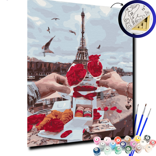 Картина за номерами Пікнік у Парижі BS34598 фото